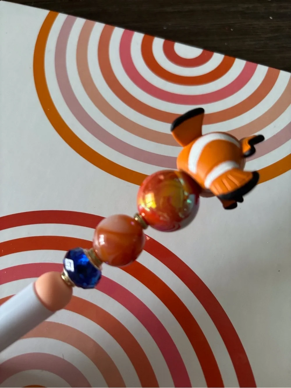 Disney Doorables: Finding Nemo: Nemo handmade beaded pen